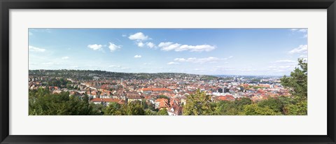 Framed Buildings in a city, Stuttgart, Baden-Wurttemberg, Germany Print