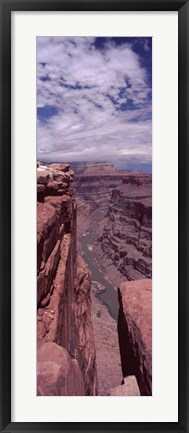 Framed River Passing Through atToroweap Overlook, North Rim, Grand Canyon Print