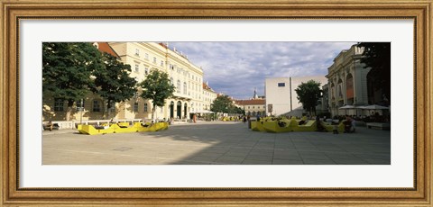 Framed Buildings in a city, Museumsquartier, Vienna, Austria Print