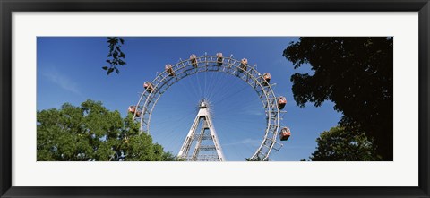 Framed Prater Park Ferris wheel, Vienna, Austria Print