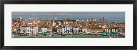 Framed High angle view of a city at the waterfront, Venice, Veneto, Italy Print