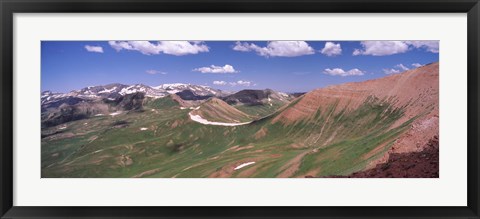 Framed Mountain range, Crested Butte, Gunnison County, Colorado Print