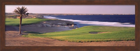 Framed Cascades Golf Course, Soma Bay, Hurghada, Egypt Print