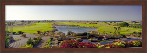 Framed Pond in a golf course, The Cascades Golf &amp; Country Club, Soma Bay, Hurghada, Egypt Print