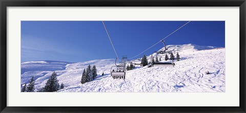 Framed Ski resort, Reith Im Alpbachtal, Tyrol, Austria Print