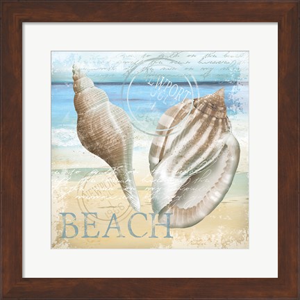 Framed Beach Print