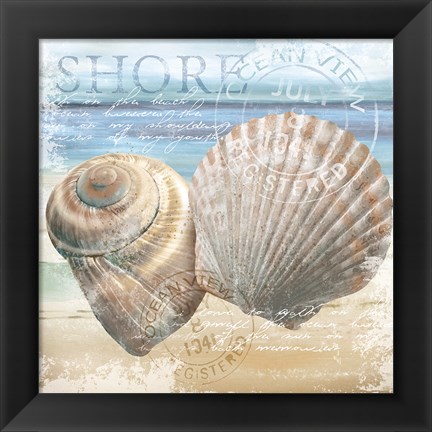 Framed Shore Print