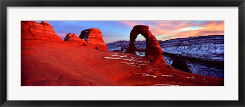 Framed Delicate Arch, Arches National Park, Utah Print