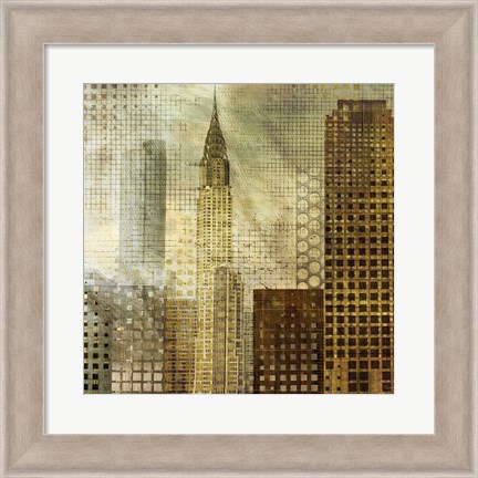 Framed Chrysler Building Print