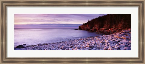 Framed Sunset over the coast, Acadia National Park, Maine Print