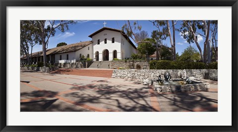 Framed Facade of a church, Mission San Luis Obispo, San Luis Obispo, San Luis Obispo County, California, USA Print