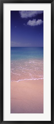 Framed Surf on the beach, Bahamas Print