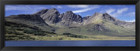 Framed Hills, Cuillins, Loch Slapin, Isle Of Skye, Scotland Print