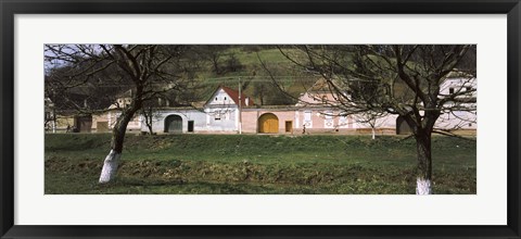 Framed Biertan, Transylvania, Mures County, Romania Print