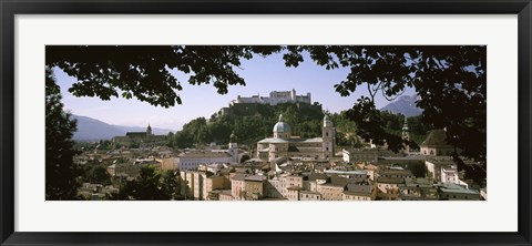 Framed Buildings in a city, Salzburg, Austria Print