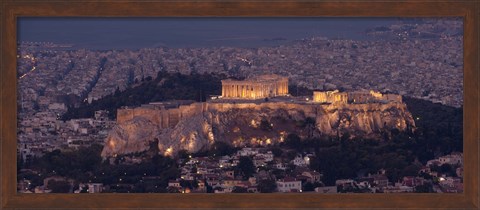 Framed Acropolis of Athens, Athens, Attica, Greece Print