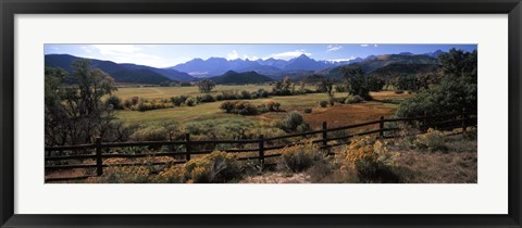 Framed State Highway 62, Ridgway, Colorado Print