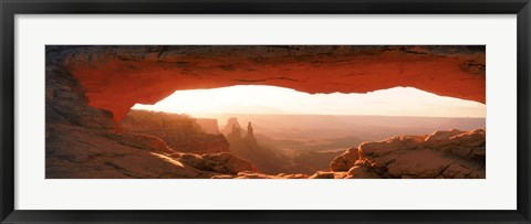 Framed Sunrise through Mesa Arch in Canyonlands National Park, Utah, USA Print