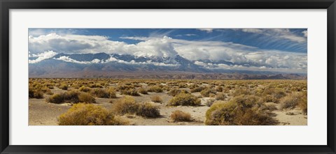 Framed Death Valley landscape, Panamint Range, Death Valley National Park, Inyo County, California, USA Print