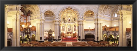 Framed Interiors of a cathedral, Berlin Cathedral, Berlin, Germany Print