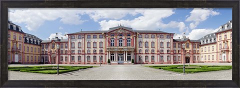 Framed Facade of a castle, Castle Bruchsal, Bruchsal, Baden-Wurttemberg, Germany Print