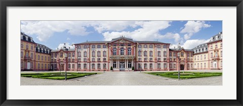 Framed Facade of a castle, Castle Bruchsal, Bruchsal, Baden-Wurttemberg, Germany Print