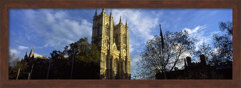 Framed Low angle view of an abbey, Westminster Abbey, City of Westminster, London, England Print