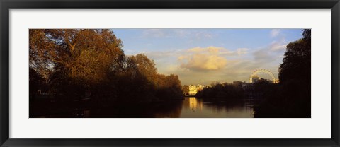 Framed Lake in a park, St. James&#39;s Park, Westminster, London, England Print