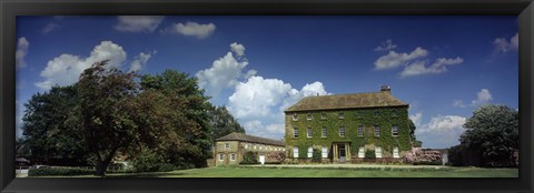 Framed Facade of a building, Crakehall, Bedale, North Yorkshire, England Print