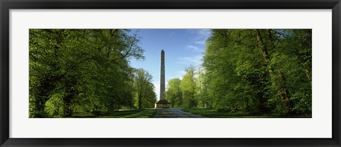 Framed Obelisk at a castle, Castle Howard, Malton, North Yorkshire, England Print