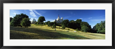 Framed Observatory on a Hill, Royal Observatory, Greenwich Park, Greenwich, London, England Print