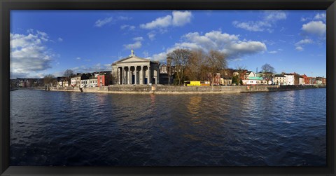 Framed St Mary&#39;s Church beside the River Lee, Cork City, Ireland Print