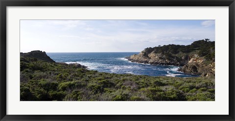 Framed Coastline, Point Lobos State Reserve, Carmel, California Print