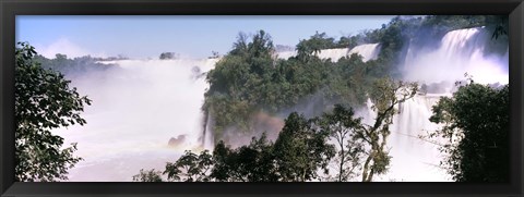 Framed Floodwaters at Iguacu Falls, Argentina-Brazil Border Print