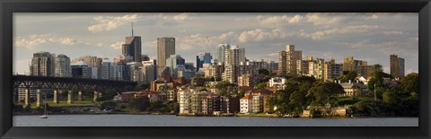 Framed Sydney Harbor, Sydney, New South Wales, Australia Print