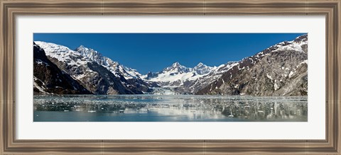 Framed Johns Hopkins Glacier in Glacier Bay National Park, Alaska, USA Print