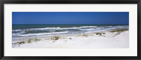 Framed Surf on the beach, St. Joseph Peninsula State Park, Florida, USA Print