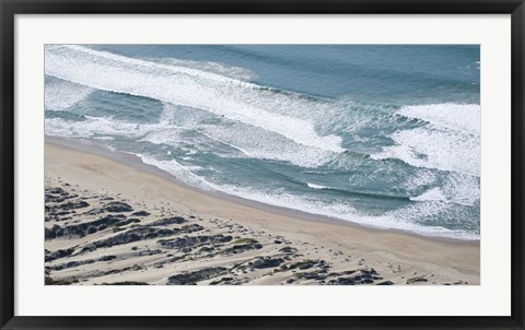 Framed Aerial view of Pismo Beach, San Luis Obispo County, California, USA Print