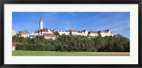 Framed Buildings in a town, Kirchberg an der Jagst, Schwabisch Hall, Baden-Wurttemberg, Germany Print