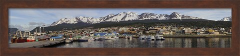Framed Tierra Del Fuego, Patagonia, Argentina Print