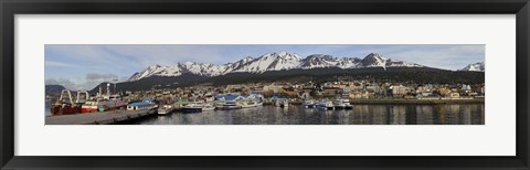 Framed Tierra Del Fuego, Patagonia, Argentina Print