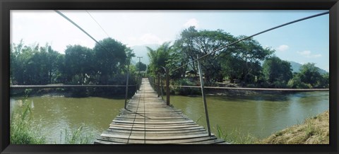 Framed River in Chiang Mai Province, Thailand Print