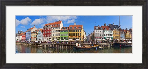 Framed Nyhavn, Copenhagen, Denmark Print