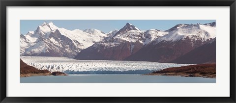 Framed Moreno Glacier, Argentino Lake, Argentine Glaciers National Park, Santa Cruz Province, Patagonia, Argentina Print