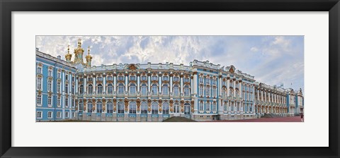 Framed Catherine Palace courtyard, Tsarskoye Selo, St. Petersburg, Russia Print