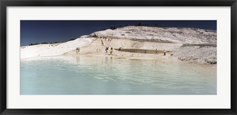 Framed Pamukkale, Denizli Province, Turkey Print