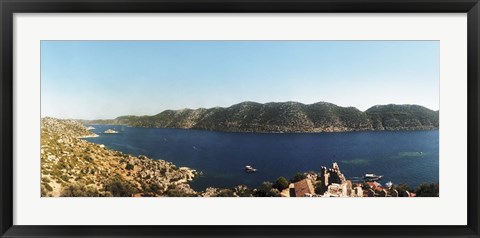 Framed Kekova, Lycia, Antalya Province, Turkey Print