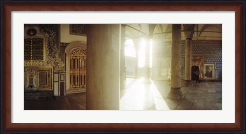 Framed Interiors of Topkapi Palace in Istanbul, Turkey (horizontal) Print