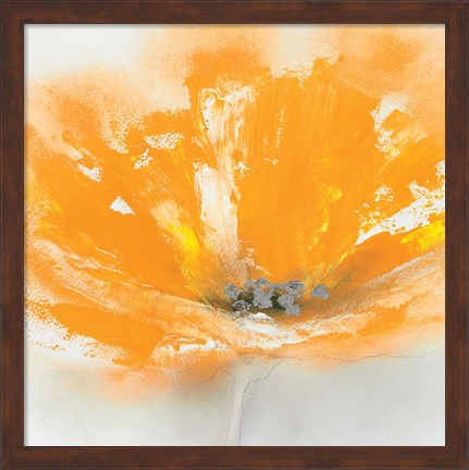 Framed Wild Orange Sherbet I Print