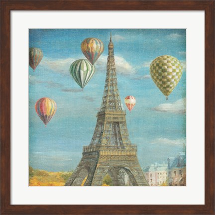 Framed Balloon Festival Print